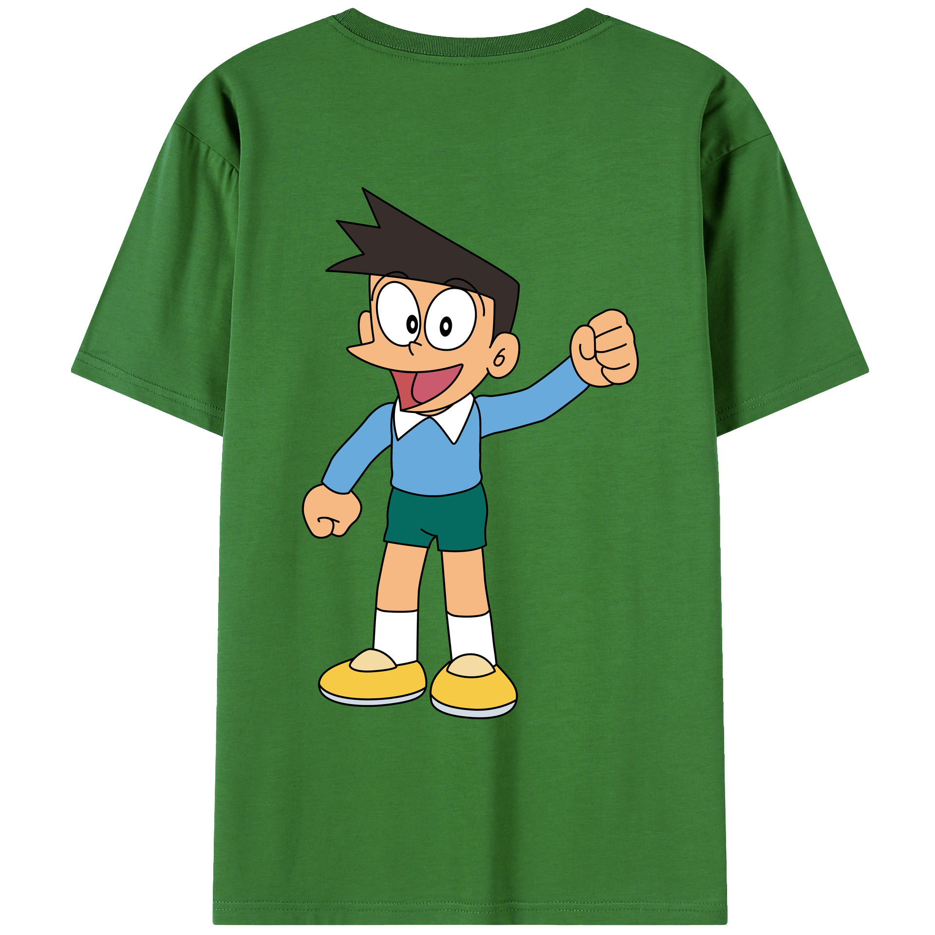 （画像用） ドラえもん 骨川 スネ夫 Doraemon Honekawa Suneo レディース半袖Tシャツ(バックプリント)